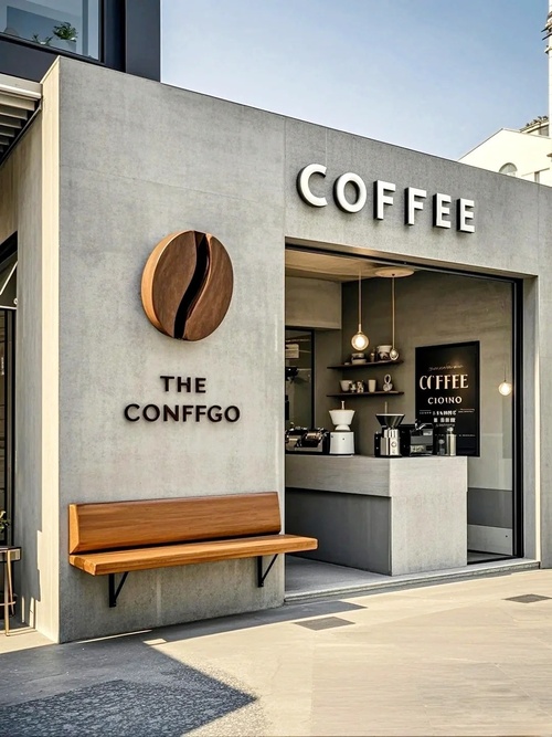 ป้ายอะคริลิกเรียบง่าย เหมาะสำหรับร้านกาแฟสไตล์มินิมอล
